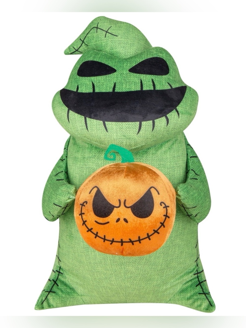Halloween porch greeter Oogie Boogie w/ jack pumpkin head